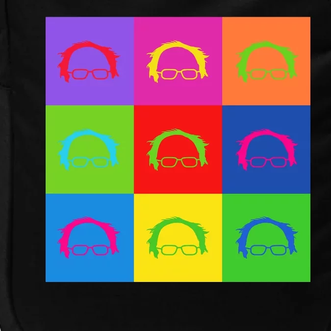 Bernie Sanders Hair Minimalist Pop Art Impact Tech Backpack