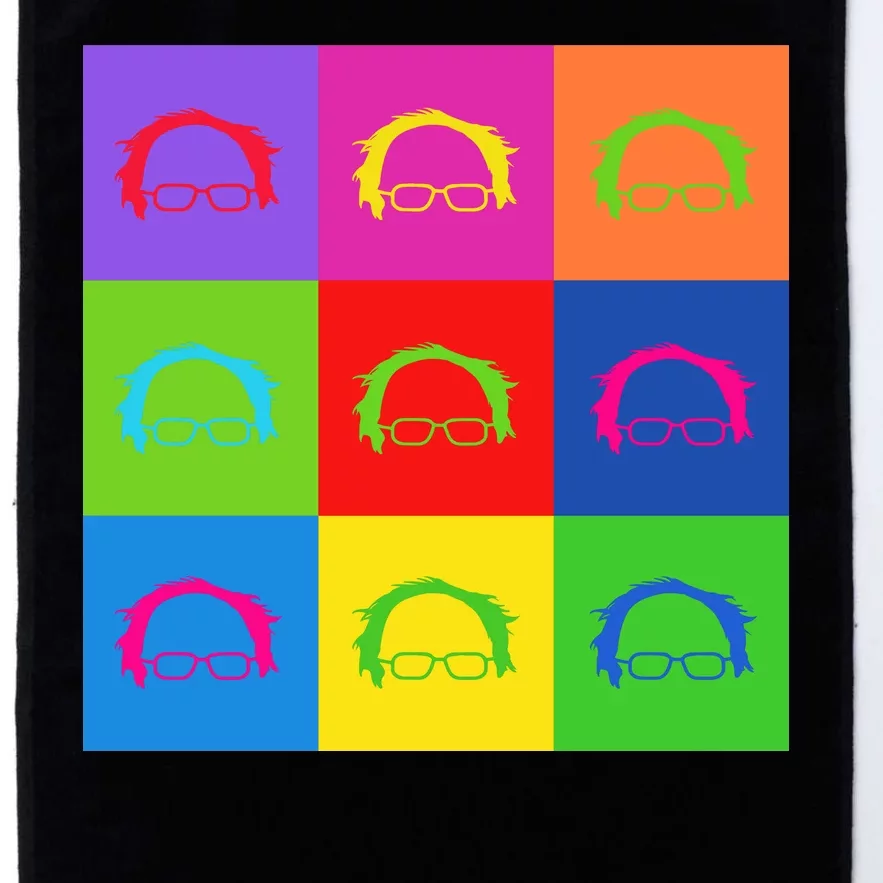 Bernie Sanders Hair Minimalist Pop Art Platinum Collection Golf Towel