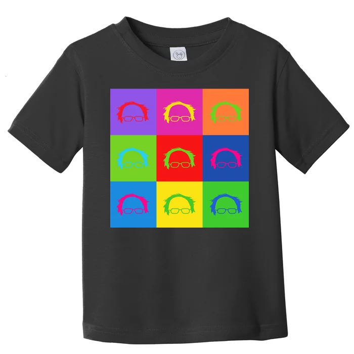 Bernie Sanders Hair Minimalist Pop Art Toddler T-Shirt