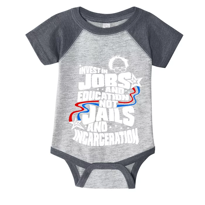 Bernie Sanders Invest In Jobs Infant Baby Jersey Bodysuit