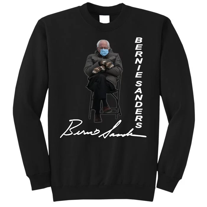 Bernie Sanders Mitten Meme Signature Sweatshirt