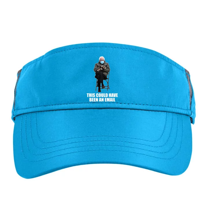 Bernie Sanders Mitten Meme This Could Have Been An Email Adult Drive Performance Visor