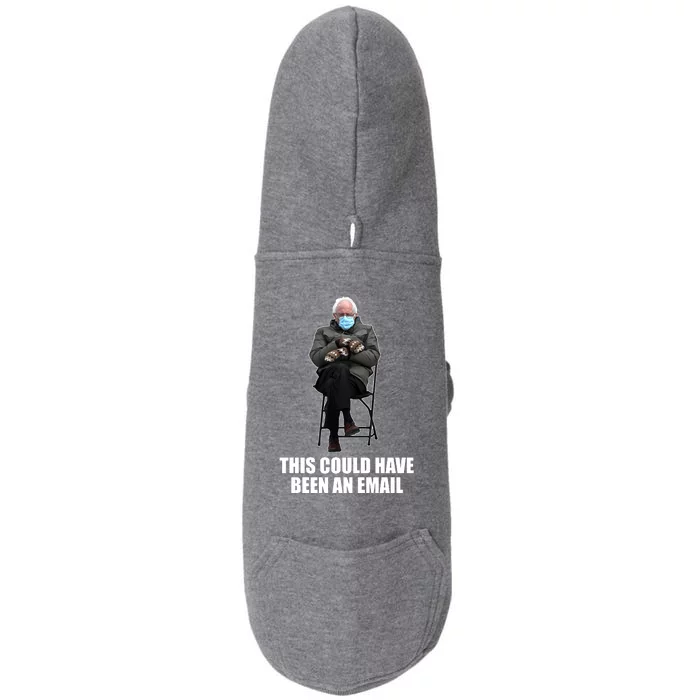 Bernie Sanders Mitten Meme This Could Have Been An Email Doggie 3-End Fleece Hoodie