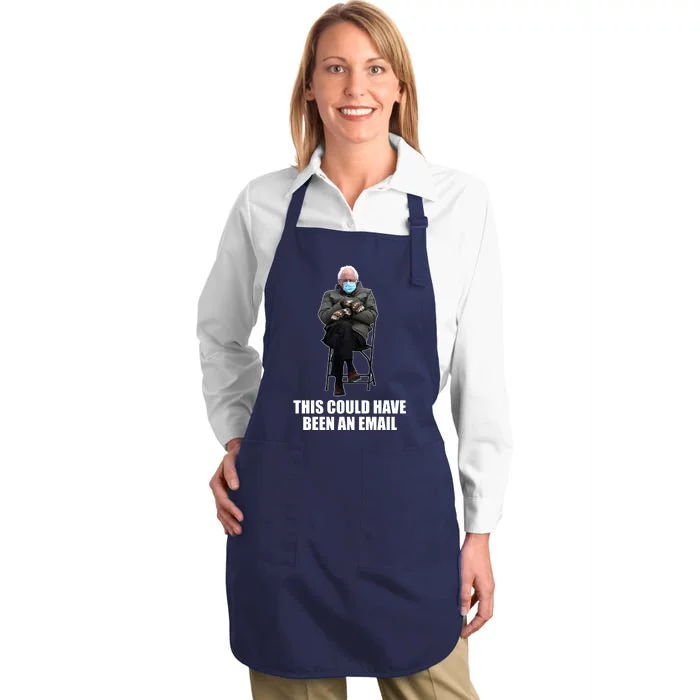 Bernie Sanders Mitten Meme This Could Have Been An Email Full-Length Apron With Pocket