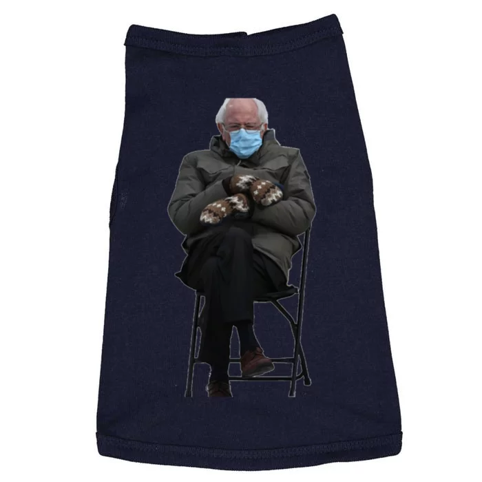 Bernie Sanders Mittens Sitting Inauguration Doggie Tank