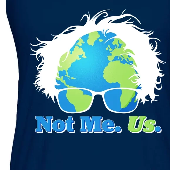 Bernie Sanders Not Me Us Earth Ladies Essential Flowy Tank