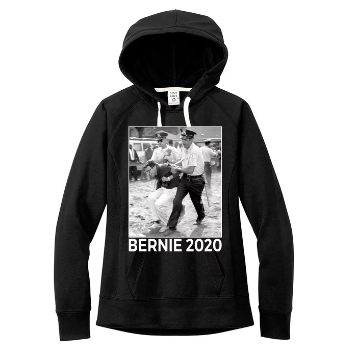 Bernie Sanders Protest Arrest Women's Fleece Hoodie