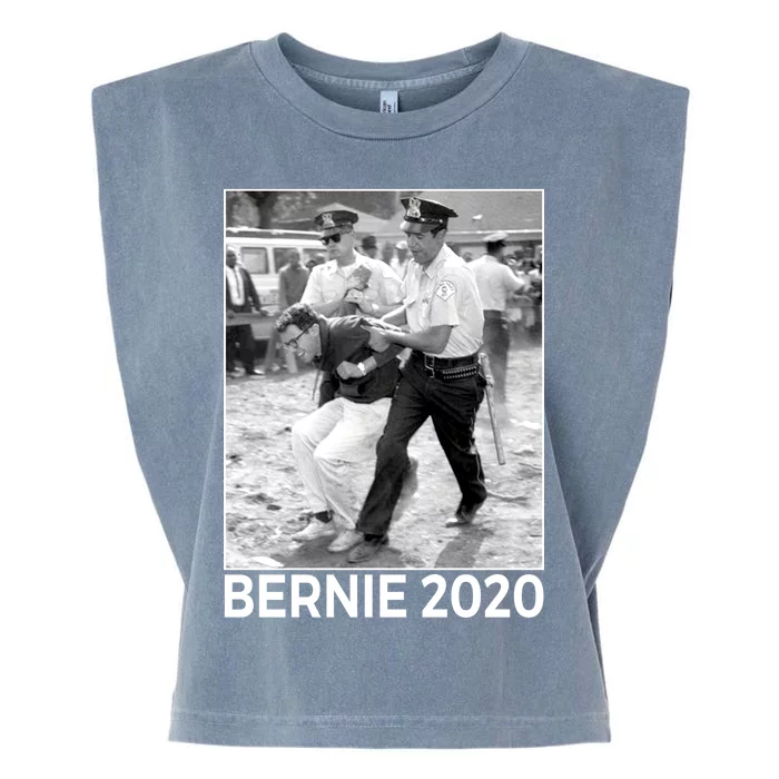 Bernie Sanders Protest Arrest Garment-Dyed Women's Muscle Tee