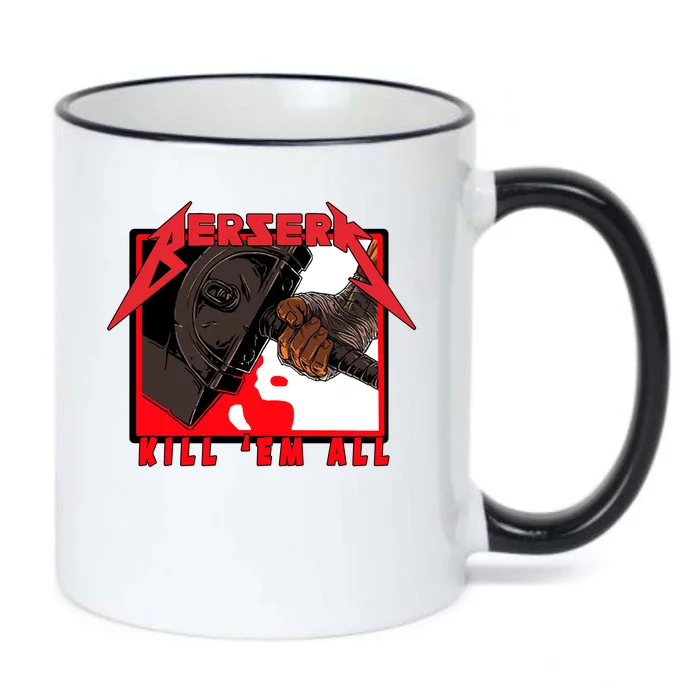 Berserk Kill Em All Black Color Changing Mug