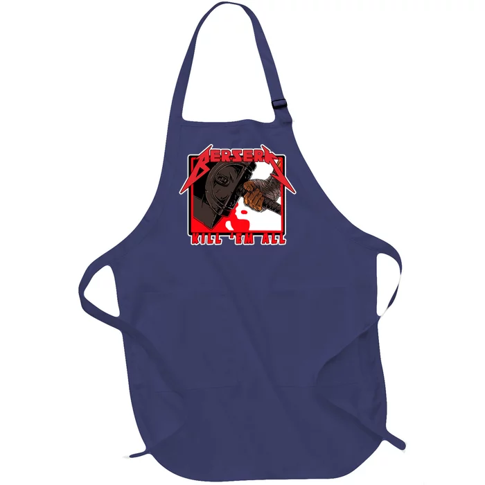 Berserk Kill Em All Full-Length Apron With Pocket