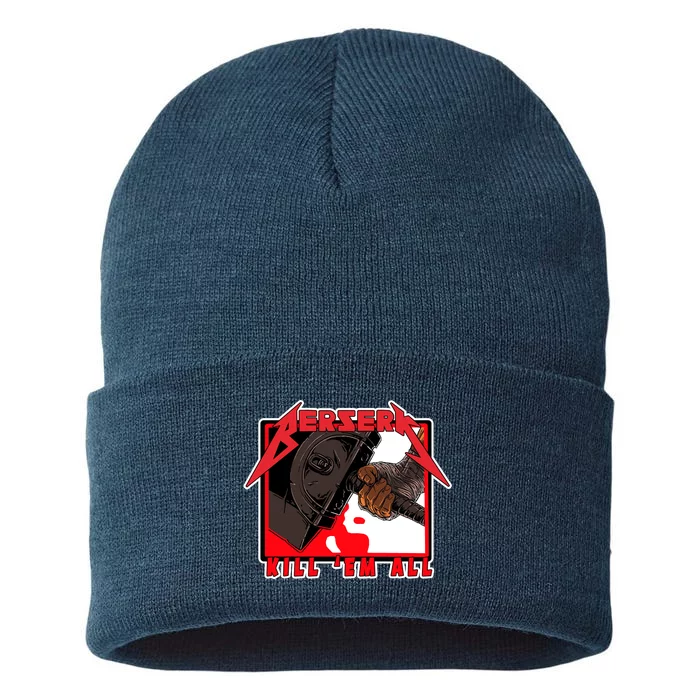 Berserk Kill Em All Sustainable Knit Beanie