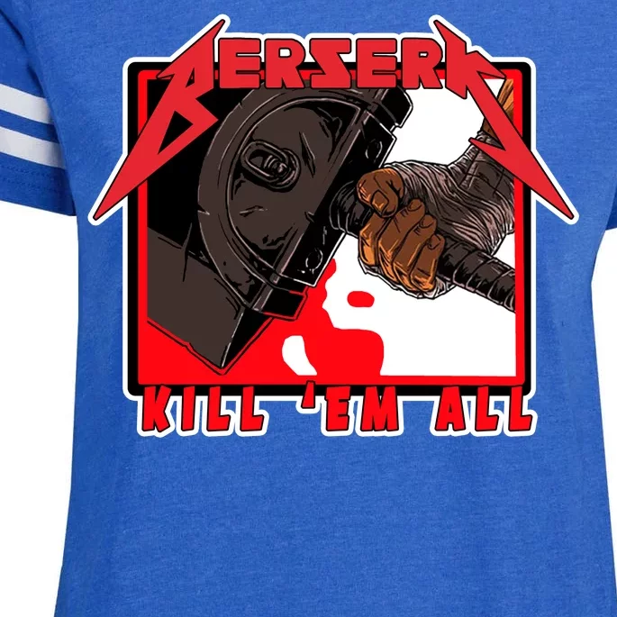 Berserk Kill Em All Enza Ladies Jersey Football T-Shirt