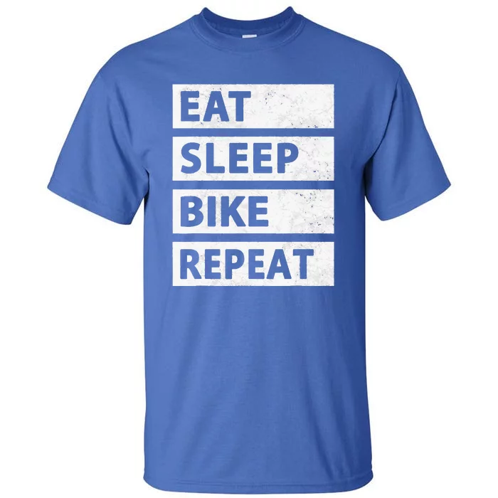 Bicycle Eat Sleep Bike Repeat Cycling Tall T-Shirt