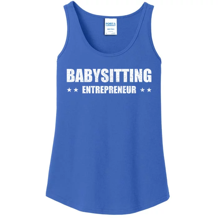 Babysitting Entrepreneur Sitter Business Meaningful Gift Ladies Essential Tank