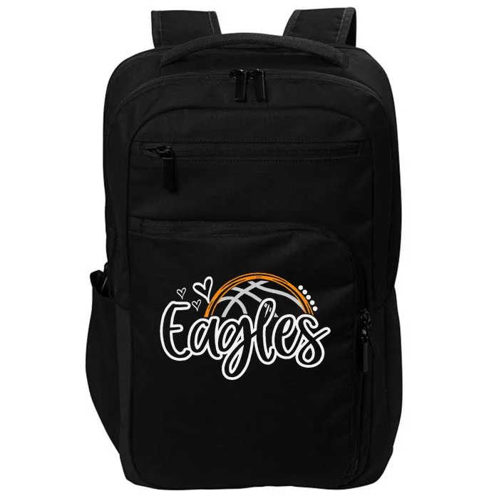 Basketball Eagles School Sports Fan Team Spirit Impact Tech Backpack