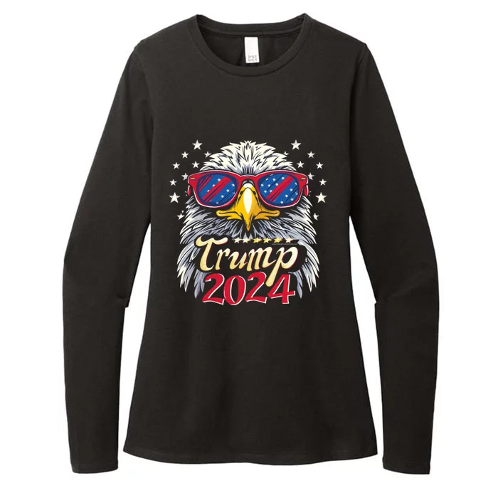 Bald Eagle Sunglasses Vintage Donald Trump 2024 Gift Womens CVC Long Sleeve Shirt