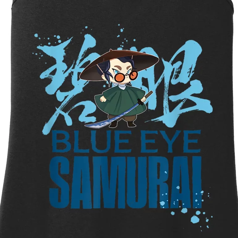 Blue Eye Samurai Chibi Mizu Kanji Portrait Ladies Essential Tank