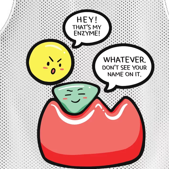 Biology Enzymes Science Biological Molecule Biologist Gift Mesh Reversible Basketball Jersey Tank