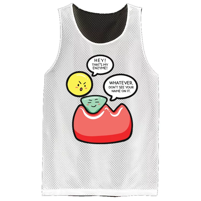 Biology Enzymes Science Biological Molecule Biologist Gift Mesh Reversible Basketball Jersey Tank