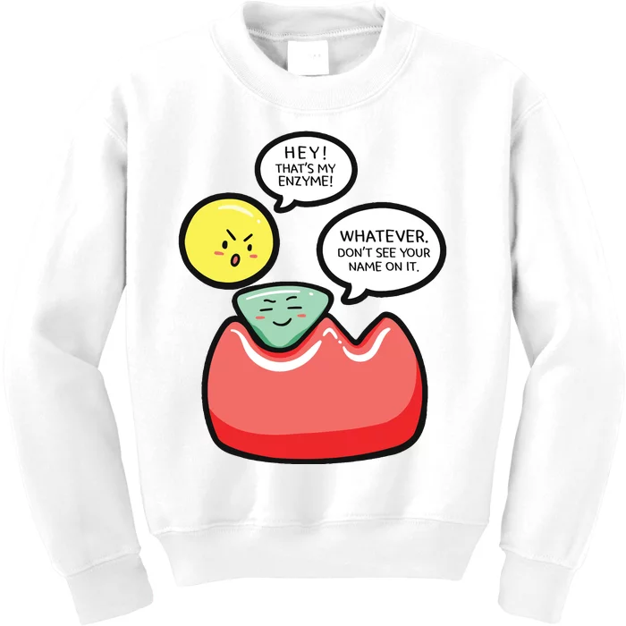 Biology Enzymes Science Biological Molecule Biologist Gift Kids Sweatshirt