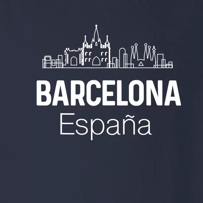 Barcelona Espana Spain Est Souvenir Flag Map Vacation Toddler Long Sleeve Shirt