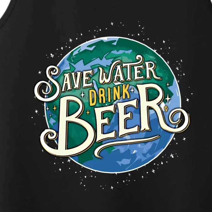 Beer Ers Save Water Beer Malt Brewery Gift Performance Tank