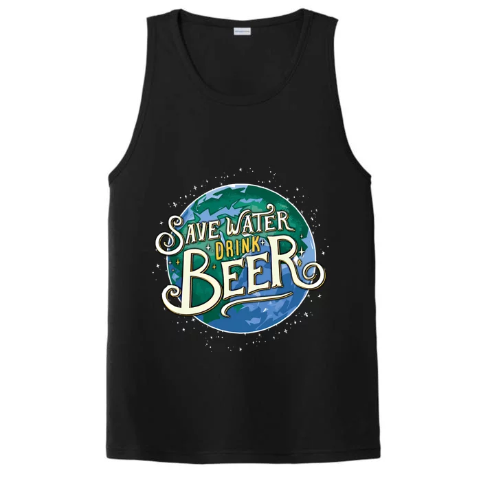 Beer Ers Save Water Beer Malt Brewery Gift Performance Tank