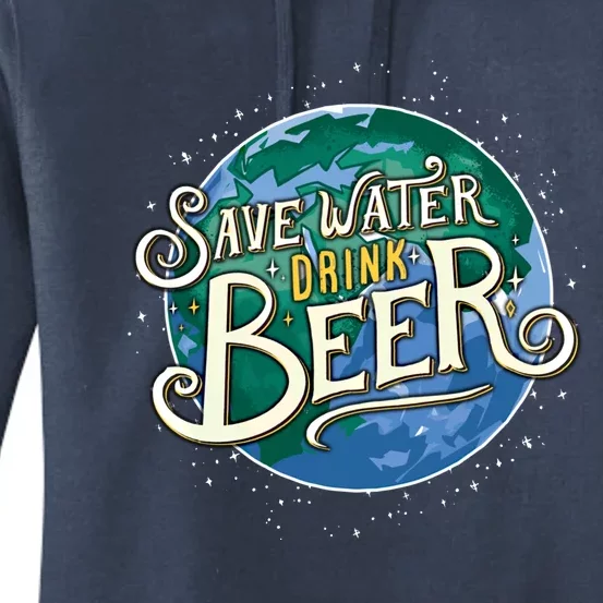 Beer Ers Save Water Beer Malt Brewery Gift Women's Pullover Hoodie