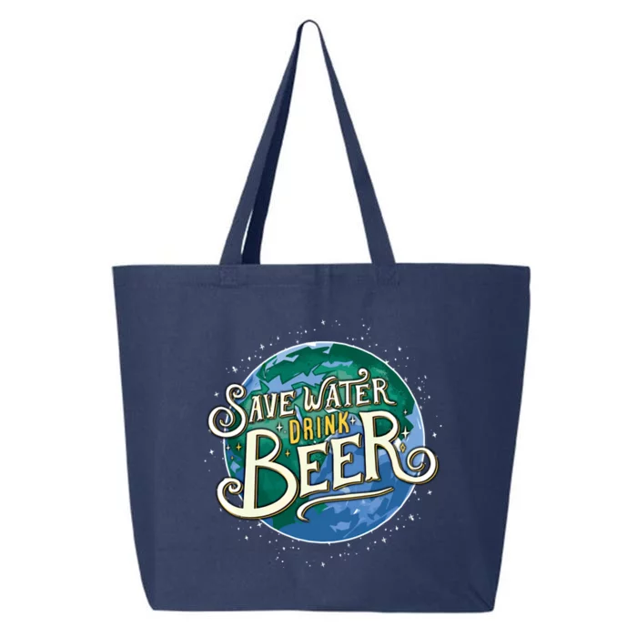 Beer Ers Save Water Beer Malt Brewery Gift 25L Jumbo Tote