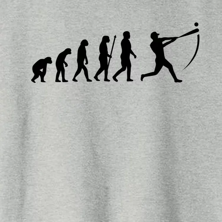 Baseball Evolution Sports Player Lover Coach Graphic Great Gift Women's Crop Top Tee