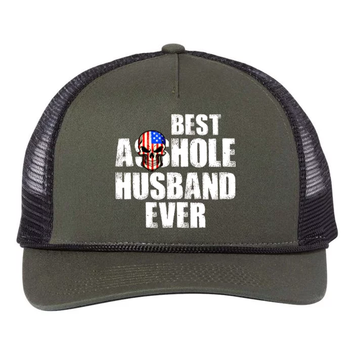 Best Asshole Husband Ever Retro Rope Trucker Hat Cap