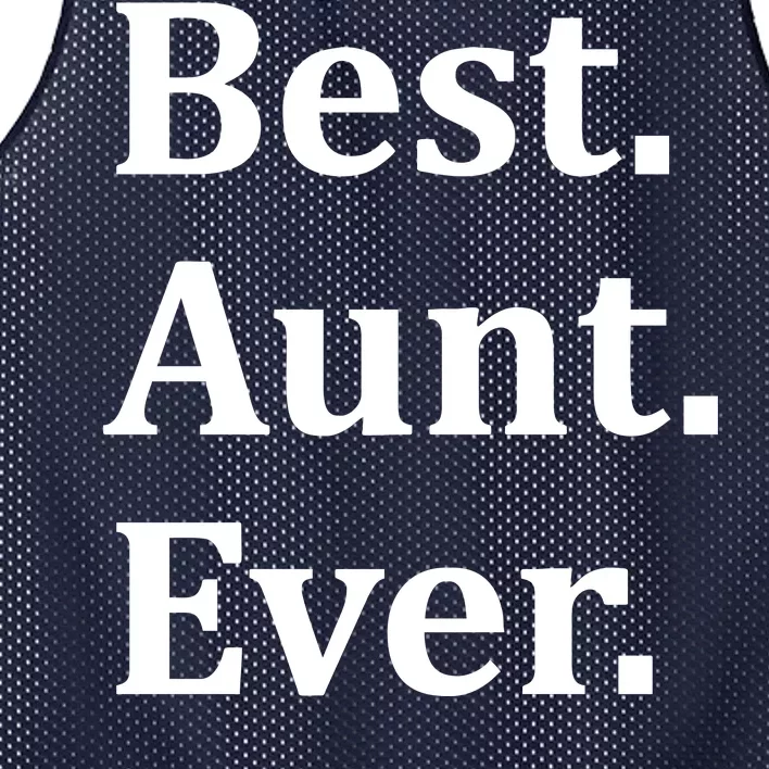 Best Aunt Ever Mesh Reversible Basketball Jersey Tank