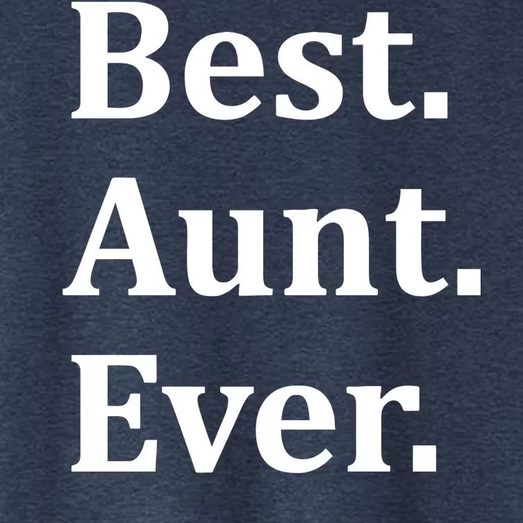 Best Aunt Ever Women's Crop Top Tee