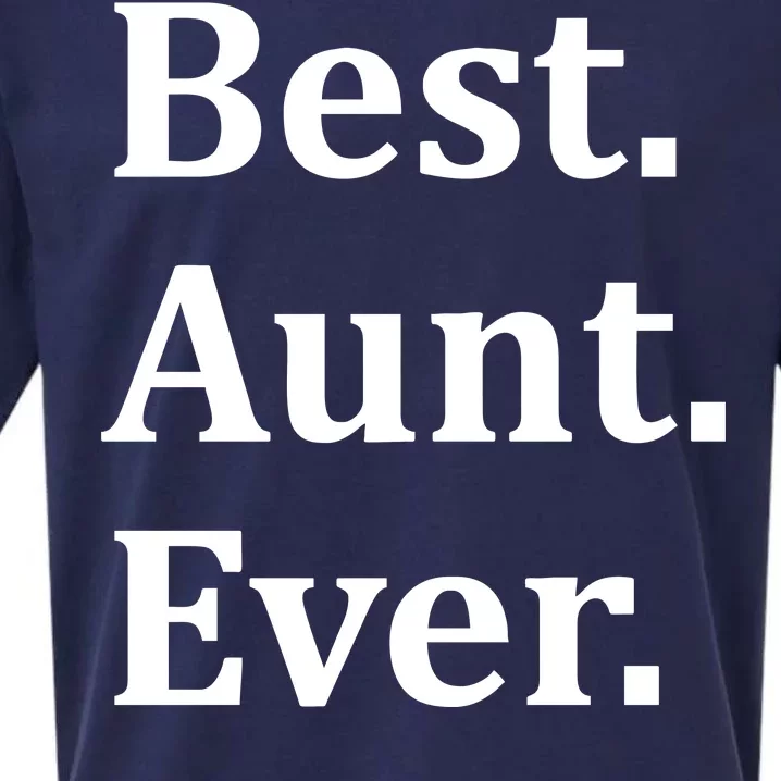 Best Aunt Ever Sueded Cloud Jersey T-Shirt