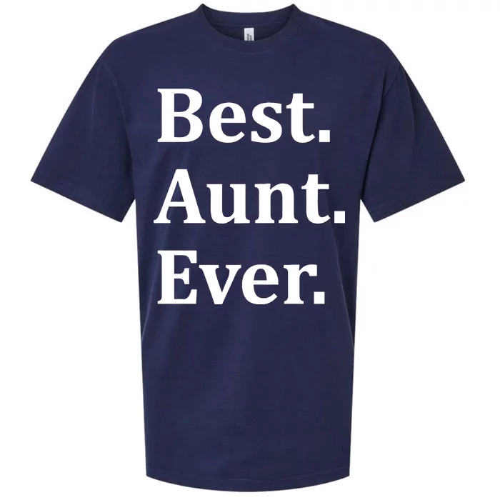 Best Aunt Ever Sueded Cloud Jersey T-Shirt