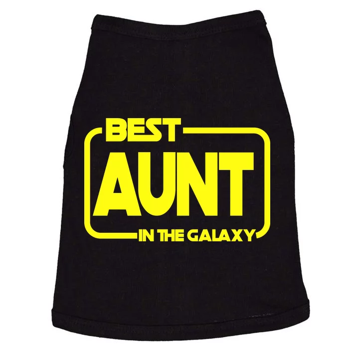 Best Aunt In The Galaxy Doggie Tank