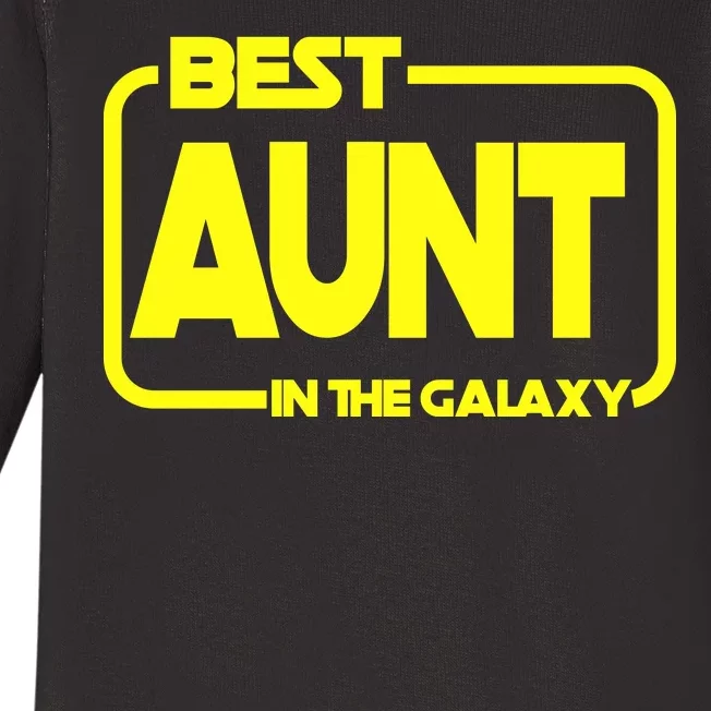 Best Aunt In The Galaxy Baby Long Sleeve Bodysuit