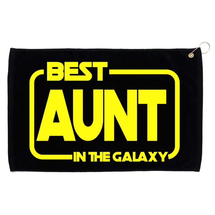 Best Aunt In The Galaxy Grommeted Golf Towel