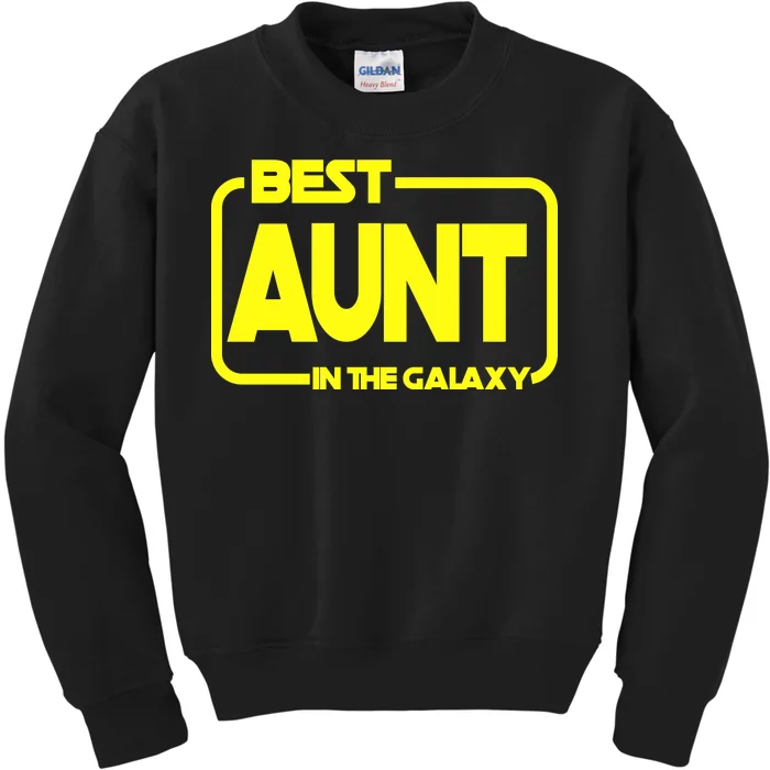 Best Aunt In The Galaxy Kids Sweatshirt