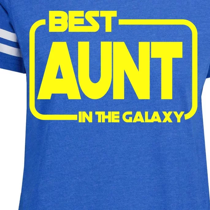 Best Aunt In The Galaxy Enza Ladies Jersey Football T-Shirt