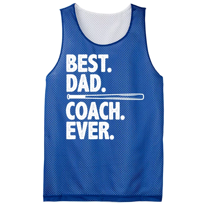 Best Baseball Dad Coach Ever Mesh Reversible Basketball Jersey Tank