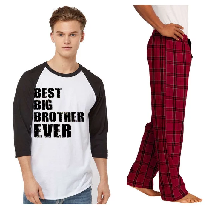 Best Big Brother Ever Raglan Sleeve Pajama Set