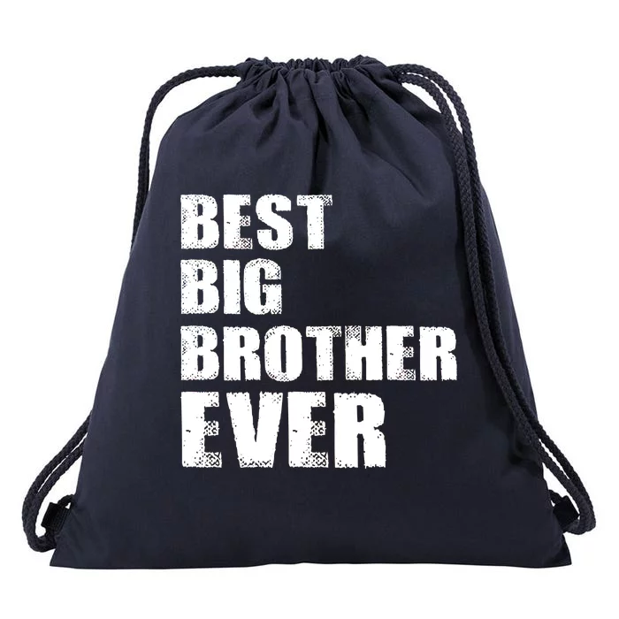 Best Big Brother Ever Drawstring Bag