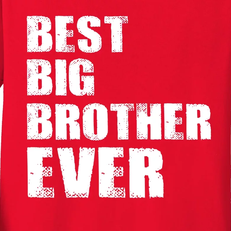 Best Big Brother Ever Kids Long Sleeve Shirt