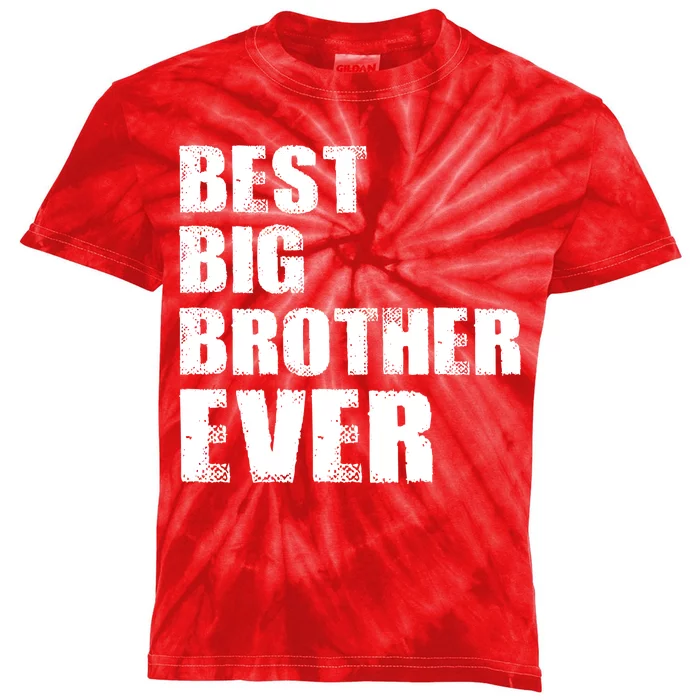 Best Big Brother Ever Kids Tie-Dye T-Shirt