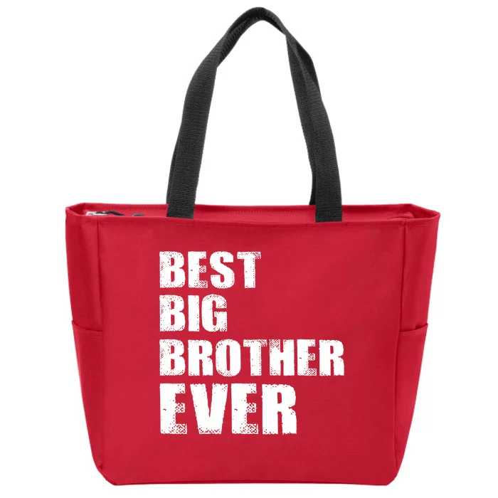 Best Big Brother Ever Zip Tote Bag