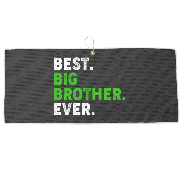 Best Big Brother Ever Older Sibling Large Microfiber Waffle Golf Towel