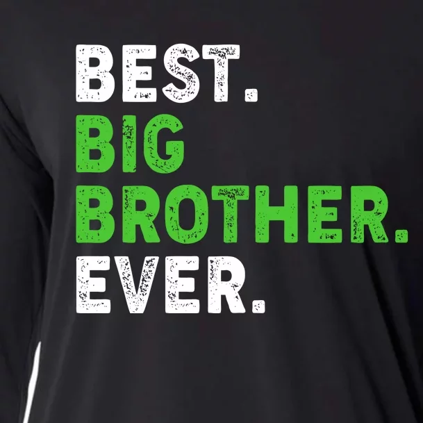 Best Big Brother Ever Older Sibling Cooling Performance Long Sleeve Crew