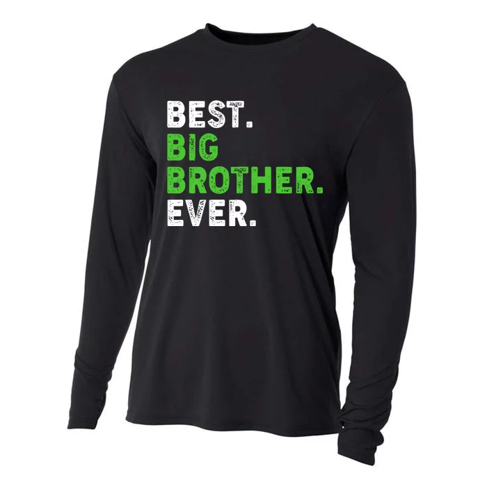 Best Big Brother Ever Older Sibling Cooling Performance Long Sleeve Crew