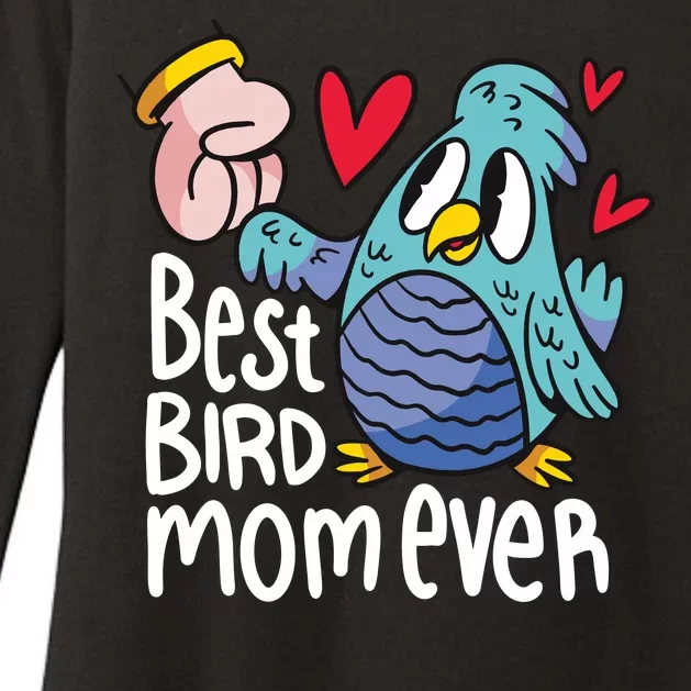 Best Bird Mom Ever Womens CVC Long Sleeve Shirt